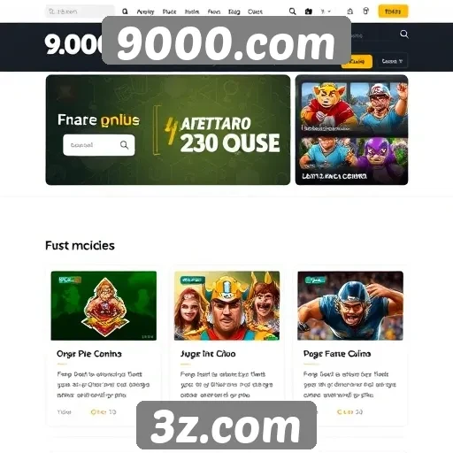 Acessibilidade e interface do 9000.com atraem novos jogadores