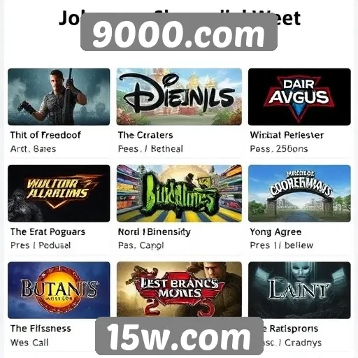 Jogos mais populares do 9000.com analisados